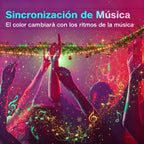 Luces navideñas inteligentes USB RGBIC conexión Bluetooth